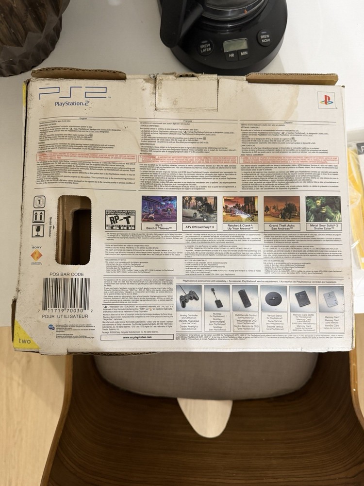 PS2 Slim Box and Manual Only