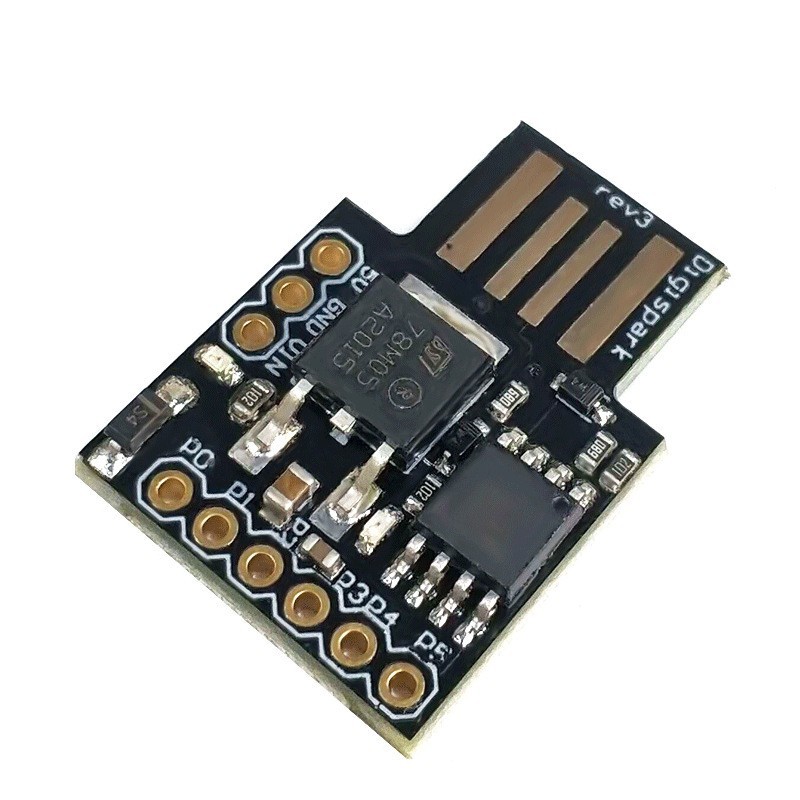 Black For ATTINY85 Development Board with For MINI USB and Onboard Status LED
