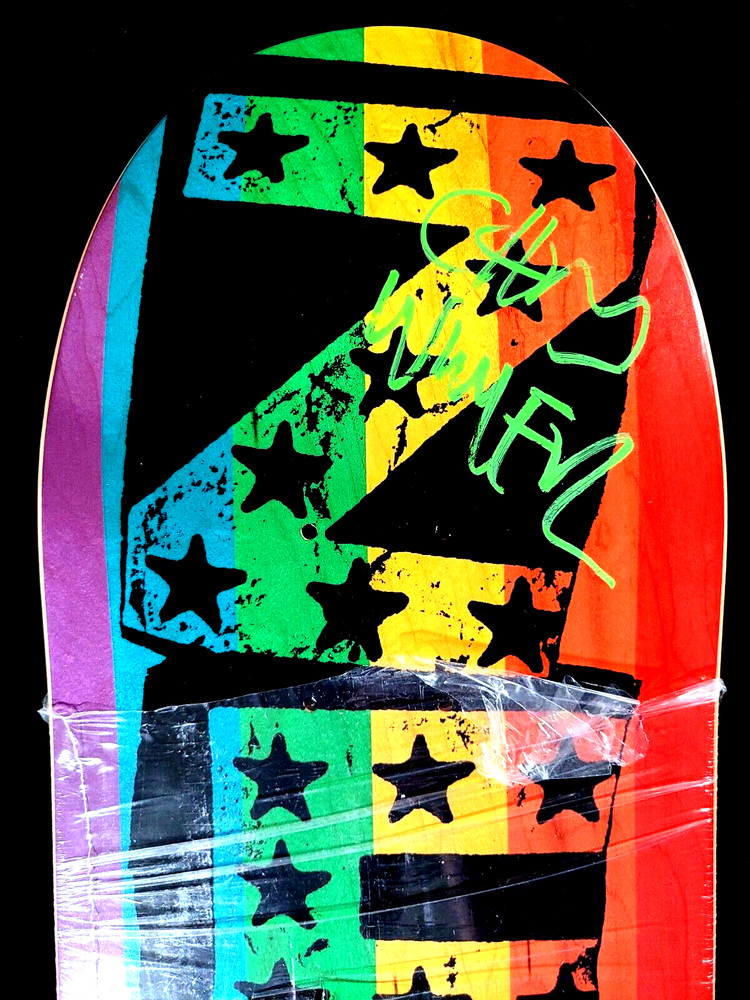 Chris Wimer Signed Punk Pride Zero Autograph Skateboard Egg Shaped 8.625" Deck
