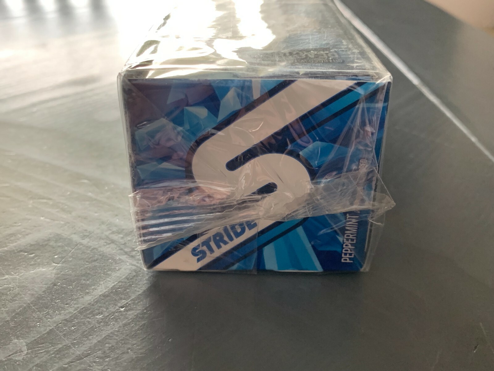 10 PACKS STRIDE PEPPERMINT CRUNCH REACTORS GUM DISCONTINUED COLLECTORS - BB 7/19