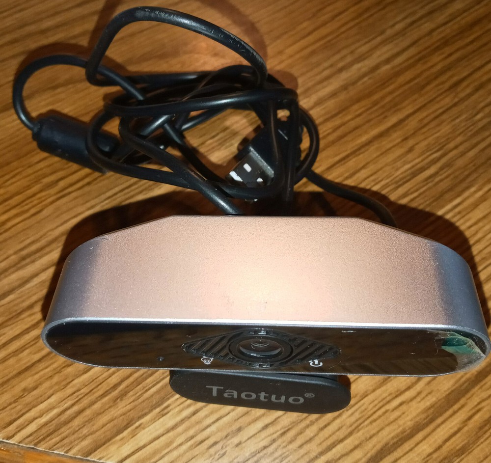 Taotuo Webcam with Microphone 1080P HD Rotatable Clip