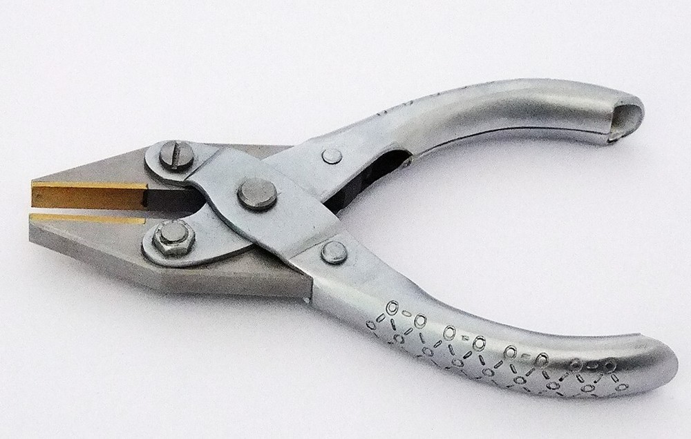 Brass Jaw Flat Nose Parallel Pliers