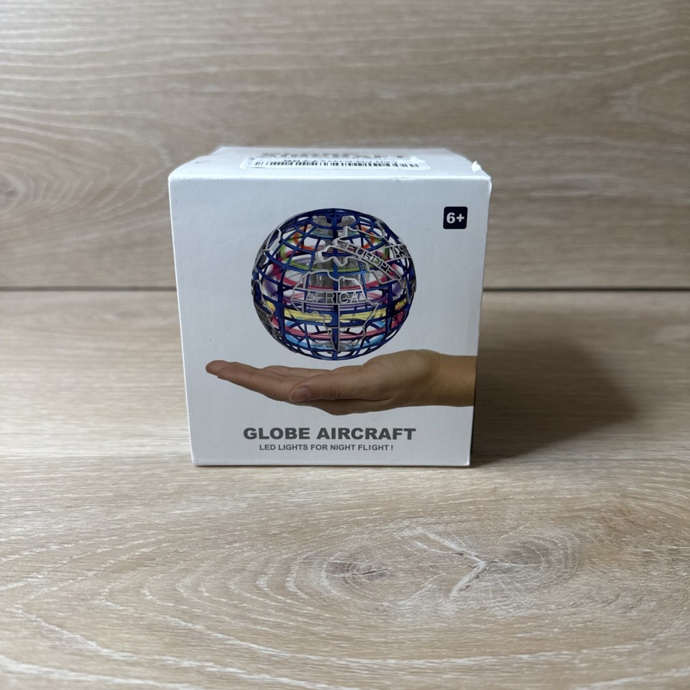 globe aircraft model - flying globe with LED lights
