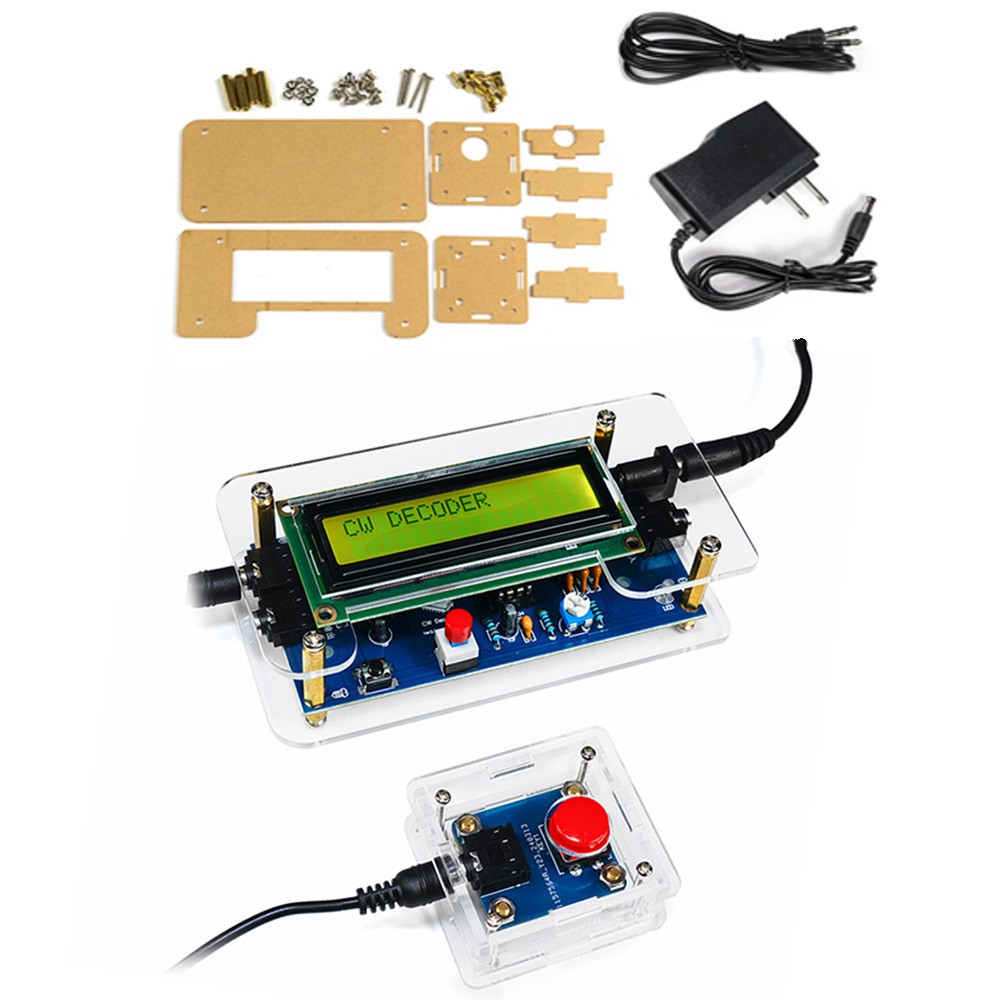 Trainer Morse Code Decoder Keyer Interpreter DIY Electronic Component Kit USA