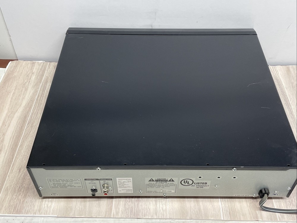 Sony CDP-CE375 5-Disc CD Changer Player No Remote