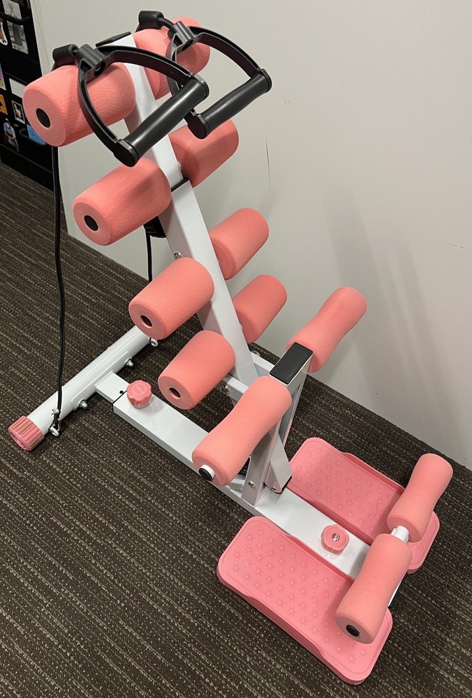 VEVOR Foldable Squat Machine with 3 Resistance Bands