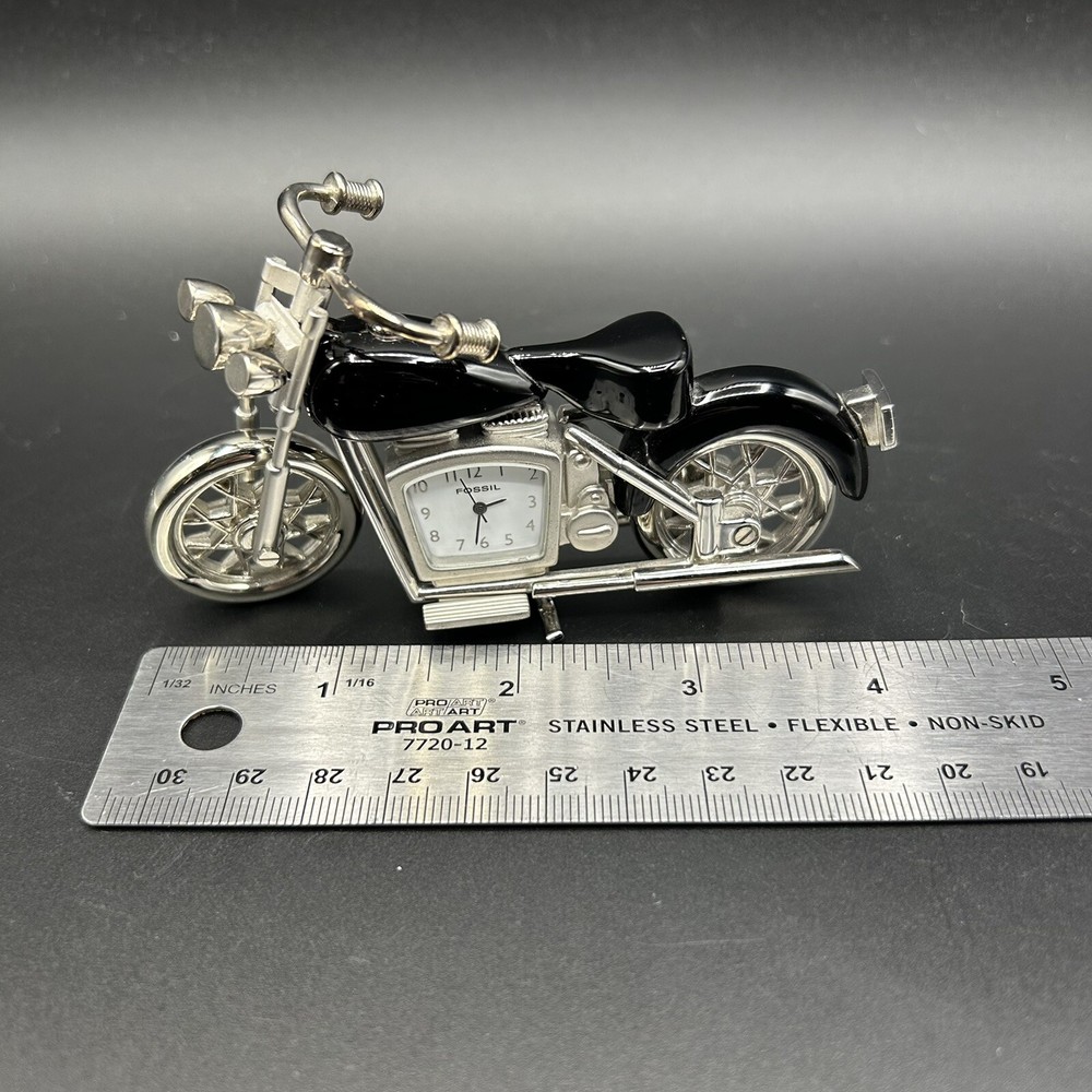 Fossil Limited Edition Motorcycle Clock * Needs Battery *