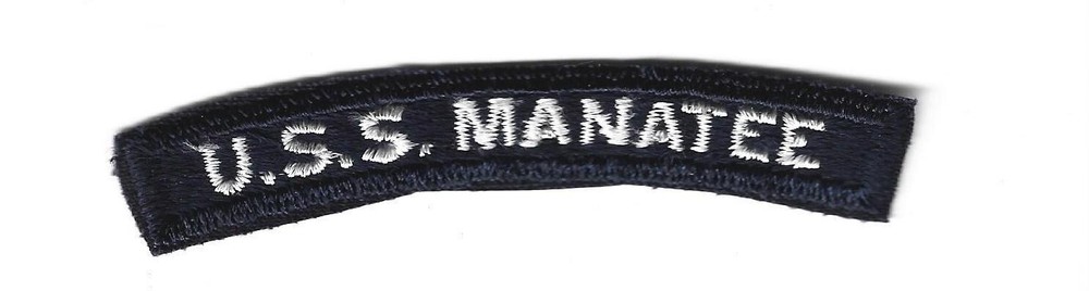 Vintage Navy USS MANATEE Shoulder Patch