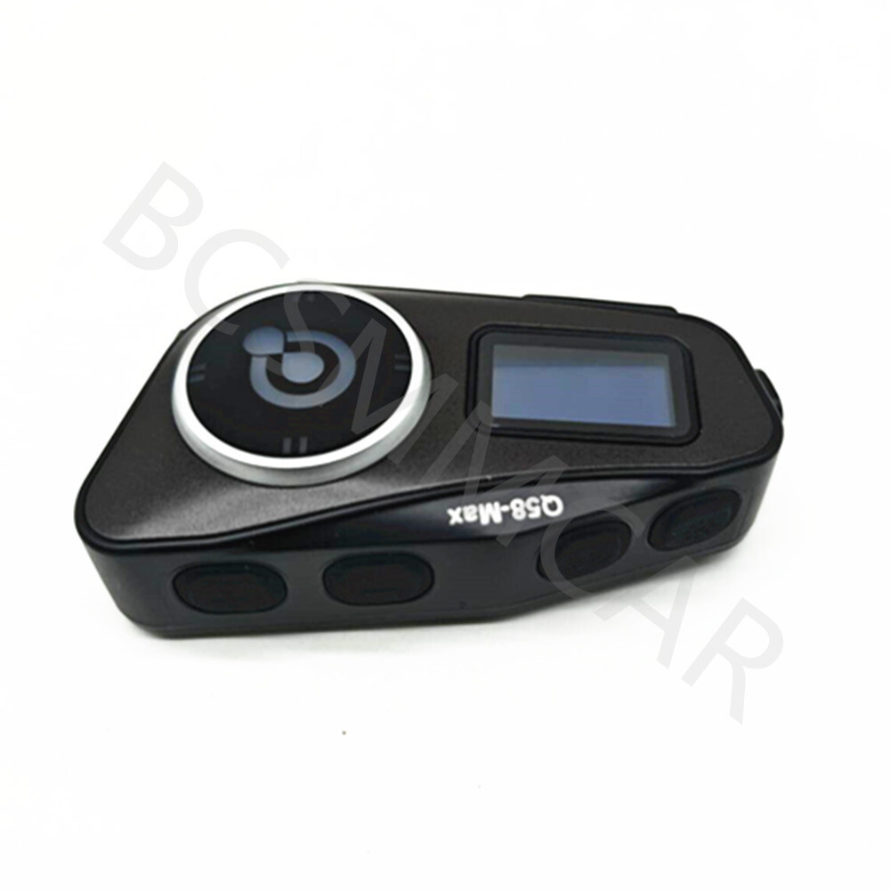 LCD Display Motorcycle Helmet Bluetooth Headset Intercom Waterproof Riders Music