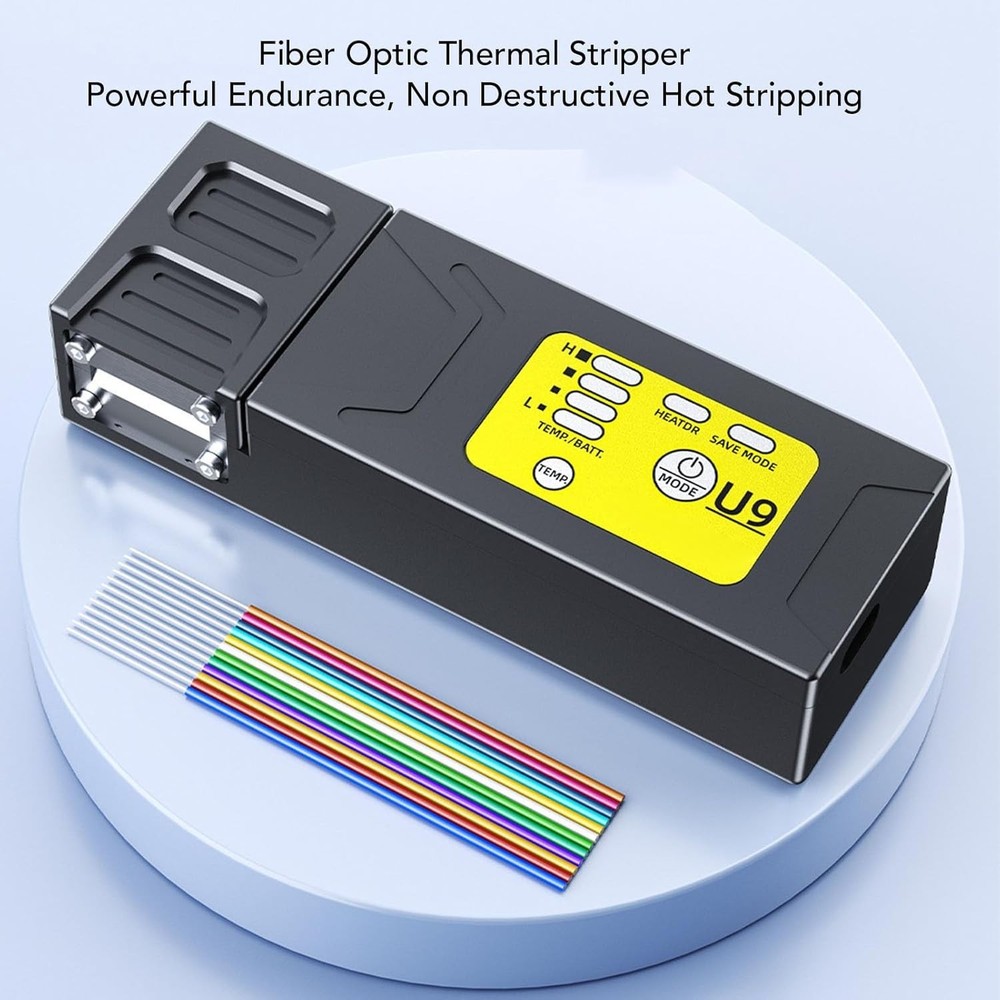Fiber Optic Thermal Stripper, Automatic Fiber Optic Stripper Rechargeable Aut...