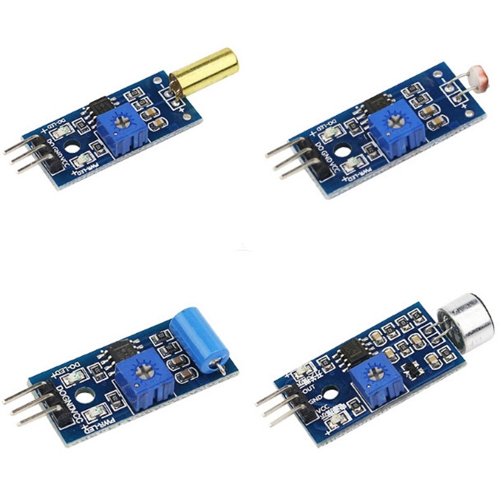 16pcs Sound Humidity Laser head Sensor Module For Raspberry Pi 3/Pi 2 Model B