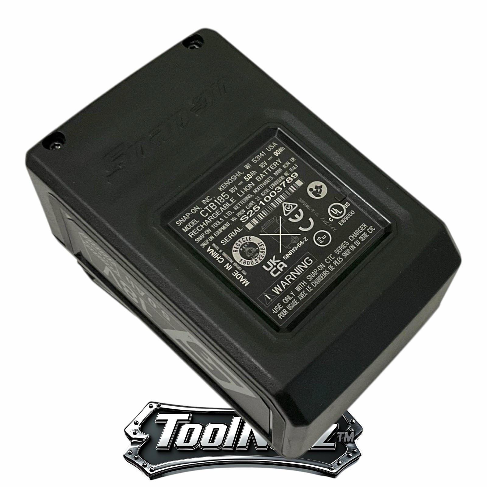 Snap-on Tools NEW CTB185 18V 5Ah Cordless Battery with Status Indicator Tested!