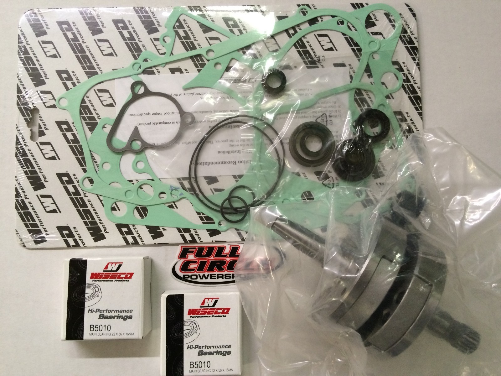 Wiseco Top & Bottom End Suzuki 2001-2003 RM 125 Engine Rebuild Kit Crank/Piston