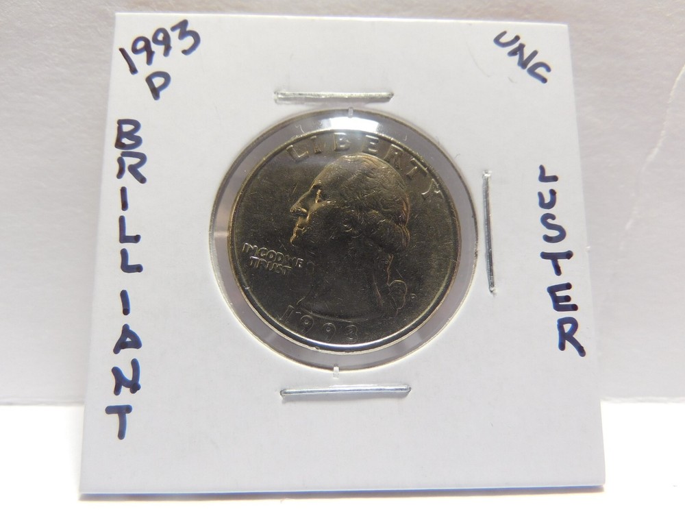 1993 P UNCIRCLATED  WASHINGTON QUARTER
