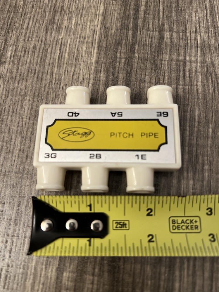 Stagg Guitar Pitch Pipe 1E, 2B, 3G, 4D, 5A & 6E Notes Keys Plastic KA