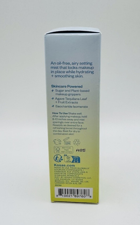 Kosas Cloud Set Airy Setting Spray + Smoothing Mist ~ 95mL / 3.21 Fl Oz