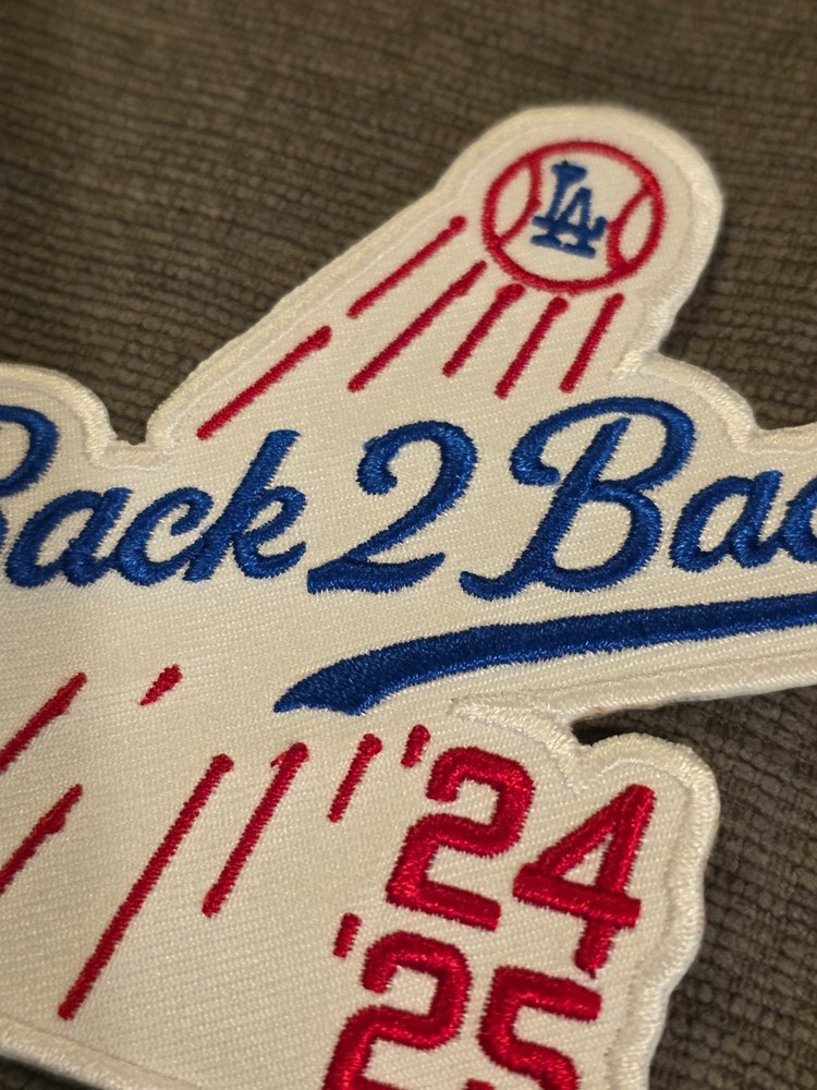 World Series Patch Back to Back Champions Patch - LA Dodgers champions patch