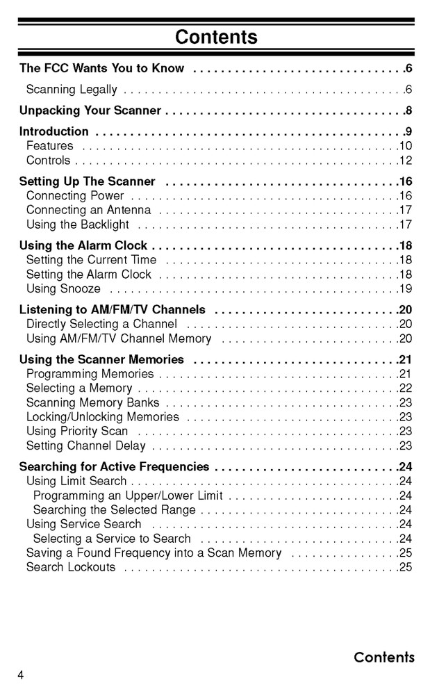 Uniden BC340CRS Instructions Operating Manual User Guide COIL BOUND