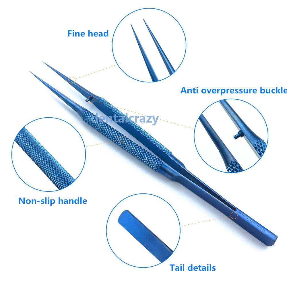 Titanium Ophthalmic Microsurgical Instruments Scissors/Needle Holders /Tweezers
