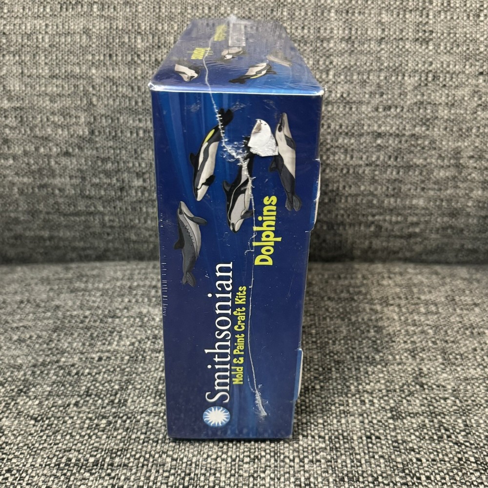 Smithsonian Mold And Craft Kit - 4 Dolphins New Sealed