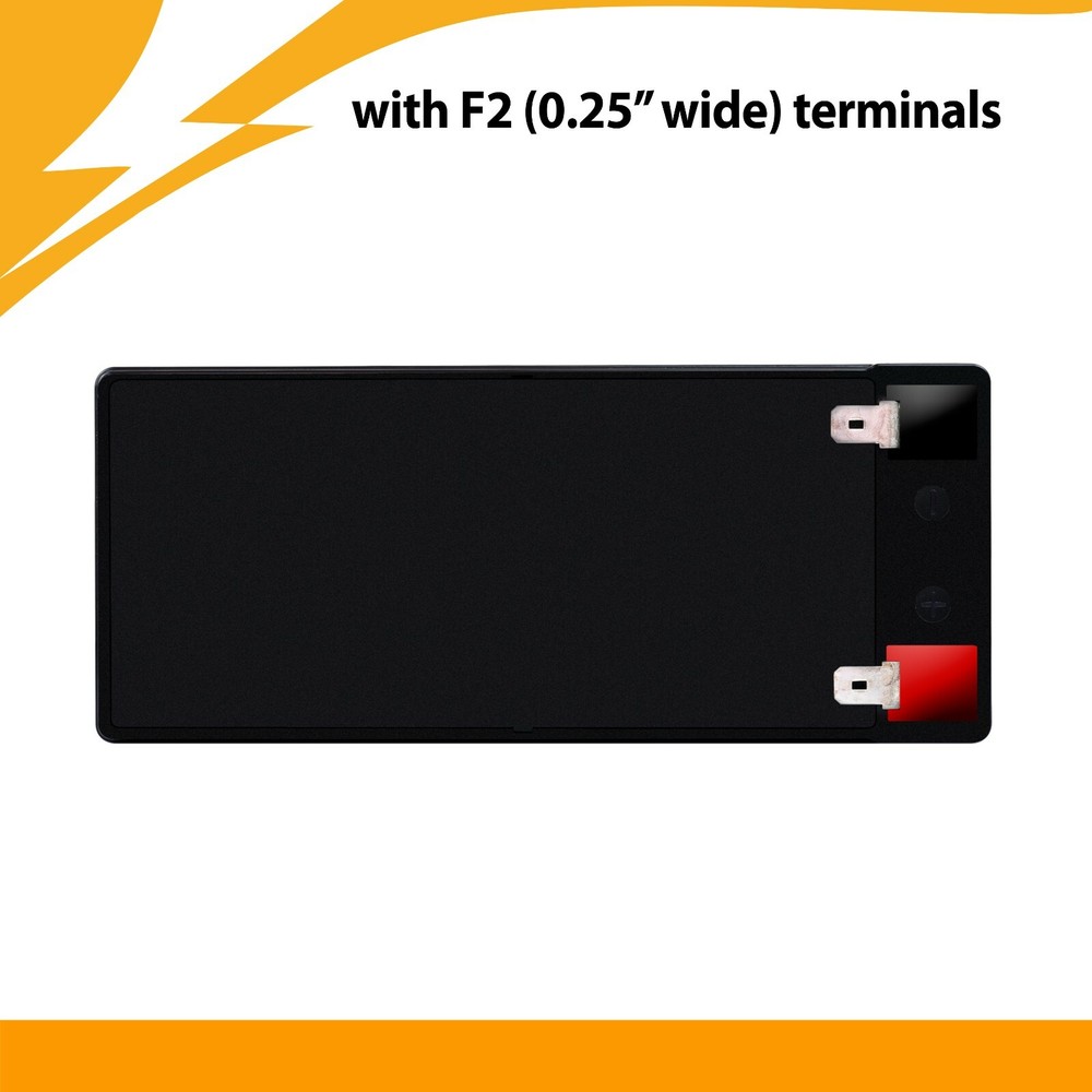 2 Pack | 12V 9AH sealed lead acid battery razor e200s/ e300s