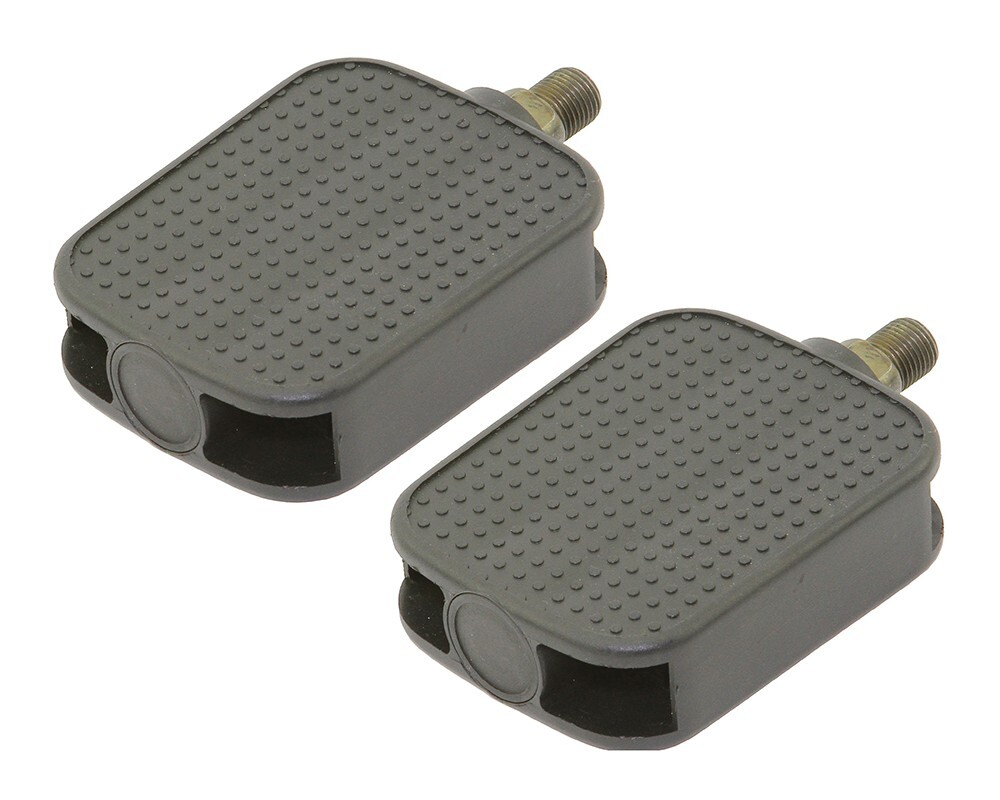 ALTA BICYCLE PEDALS COMPATIBLE WITH( 1/2") CRANK SMOOTH PLATFORM BOTTOM PEDALS