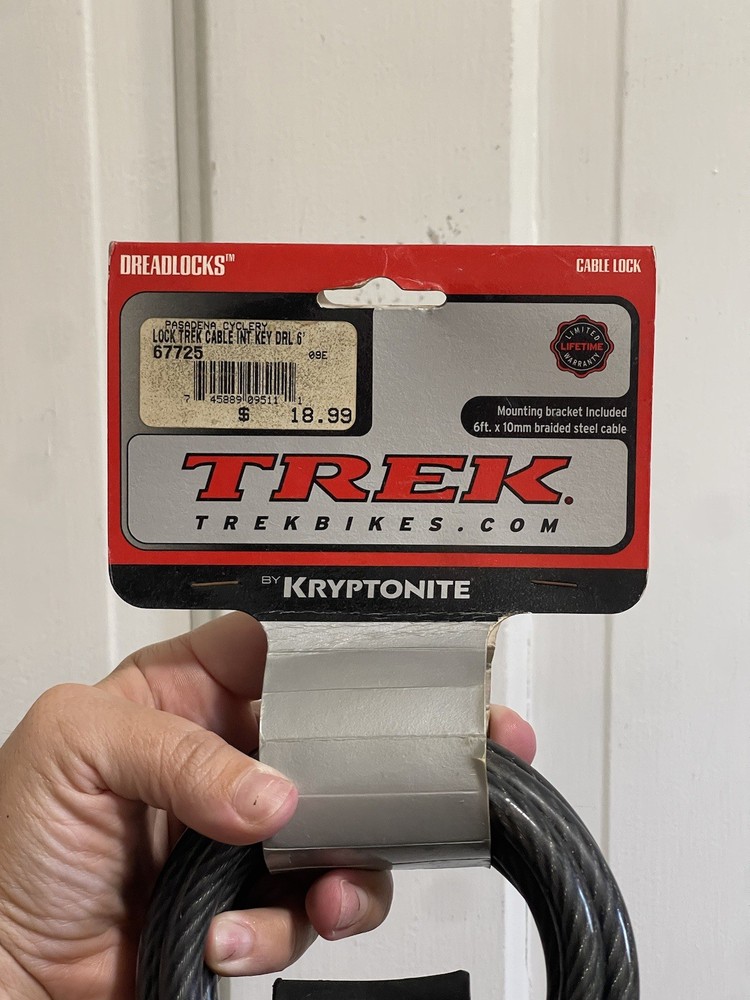 Trek Cable Lock For Bikes With Key