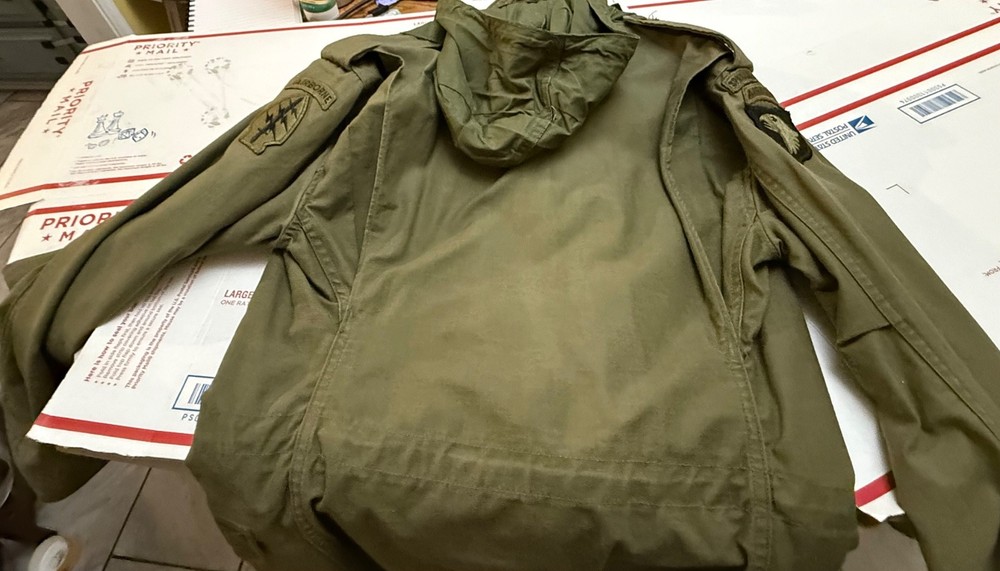 VINTAGE US ARMY SPECIAL FORCES - COLD WHETHER M-65 FIELD JACKET NICE!!