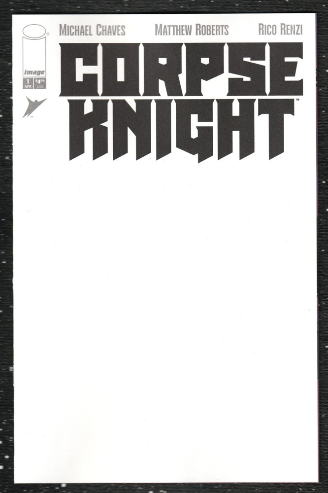 Corpse Knight #1 Blank Sketch Variant NM
