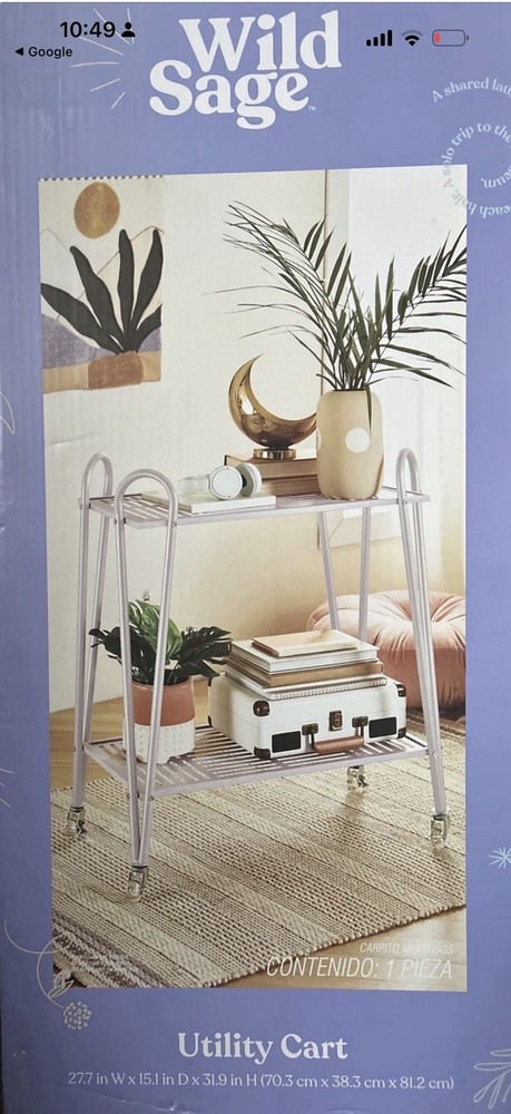 Wild Sage Utility Cart
