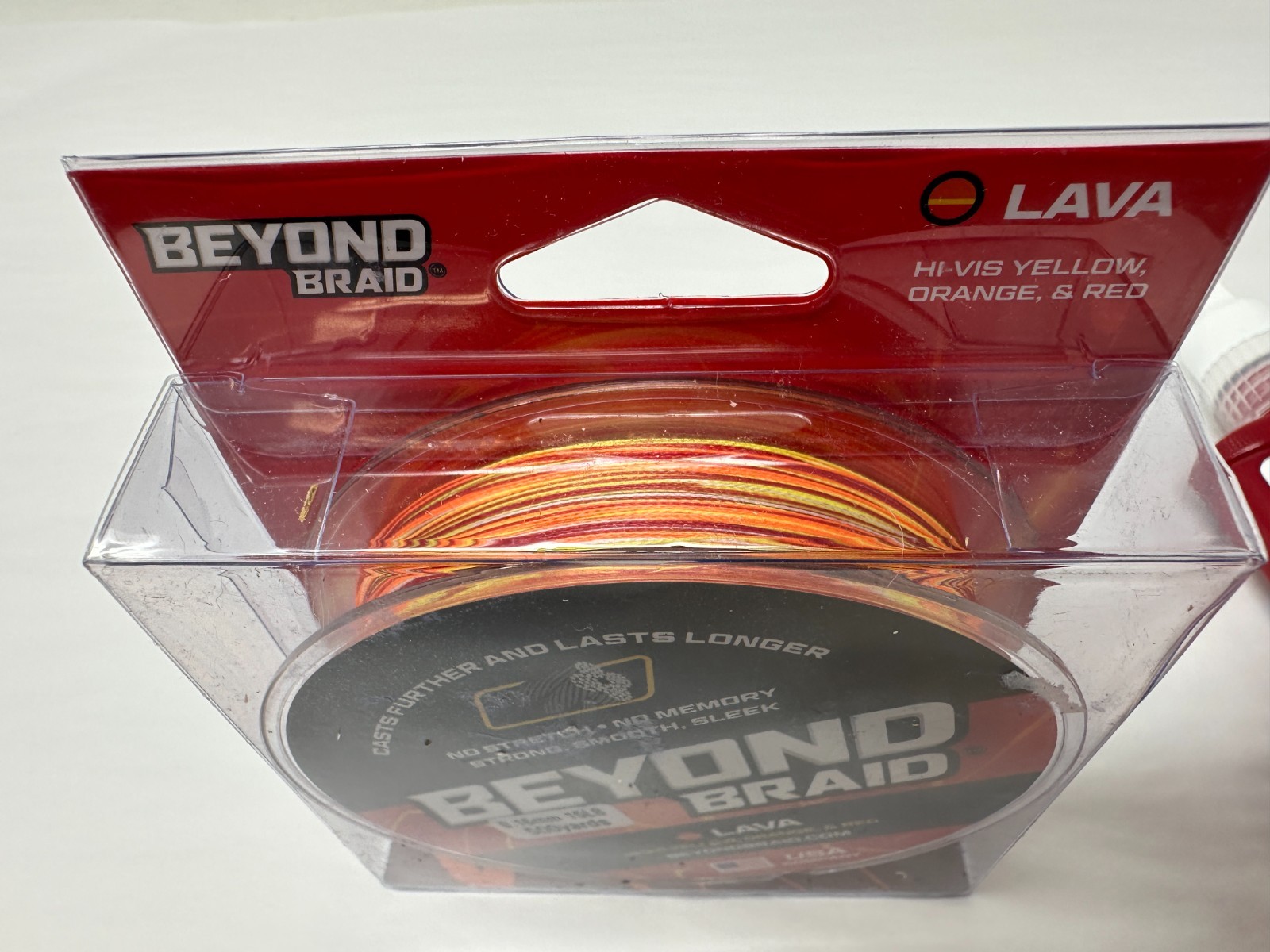 500 Yards of Beyond Braid Braided Fishing Line, No Stretch LAVA 2 Sizes Avail.