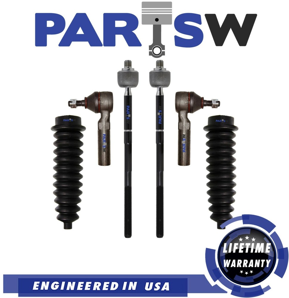 PartsW 6Pc Front Tie Rod Kit for Dodge