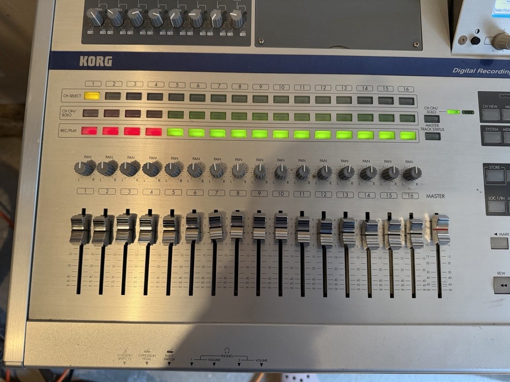 Korg D16XD MTR Multitrack Recorder Mixer Confirmed Operation