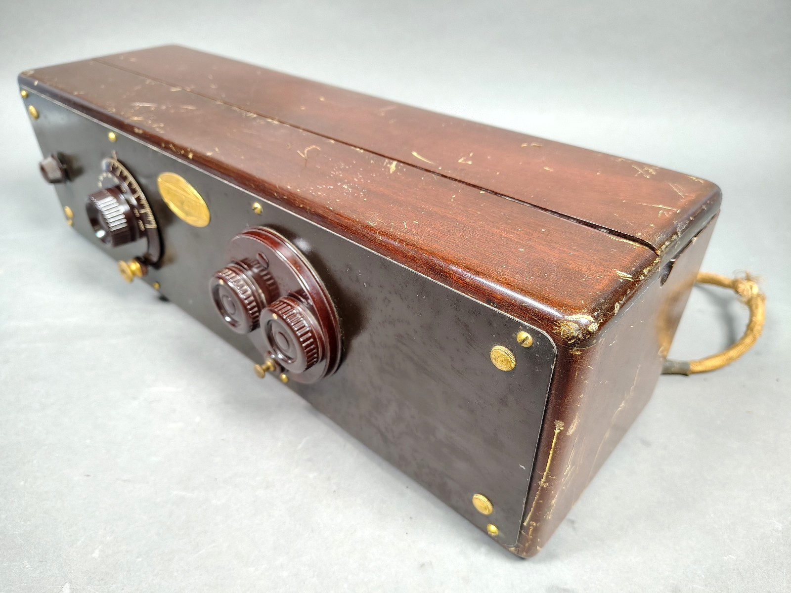 Atwater-Kent Model 33 Antique Vintage Tube & Bakelite Radio AC Receiver AS-IS