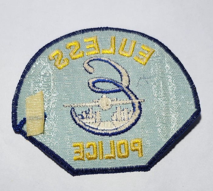 OLD OBSOLETE EULESS, TX. TEXAS POLICE SHOULDER PATCH - NEW CODITION