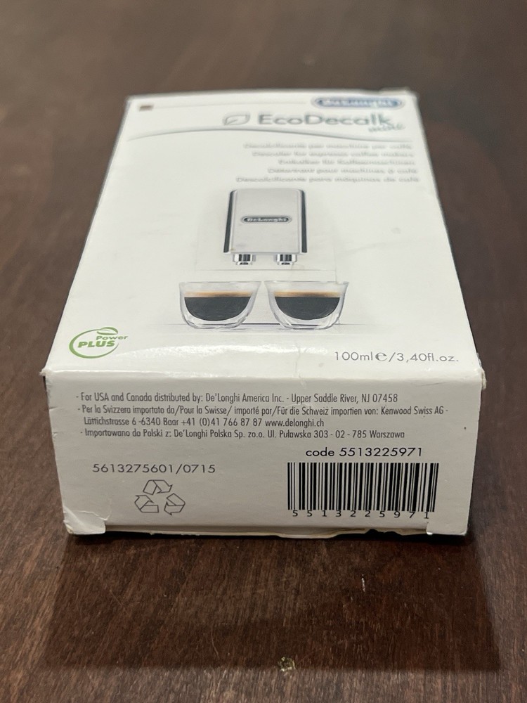 DeLonghi EcoDecalk Mini-Pack for Espresso Machine 100ml