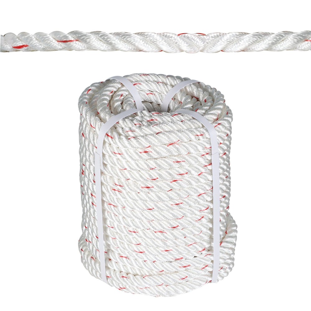 Double Braid Polyester Arborist Bull Rope Pulling 5/8"×150' Rigging Line 8900Lbs