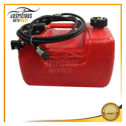 3.2 Gallon 12L Portable Marine Tank External Fuel Tank Outboard Boat Motor Gas