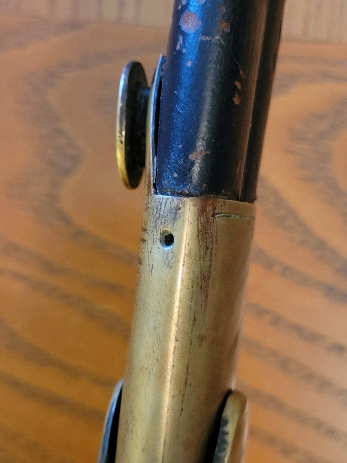 Antique Lion's Head Dagger Knife with Original Sheath, Circa 1840