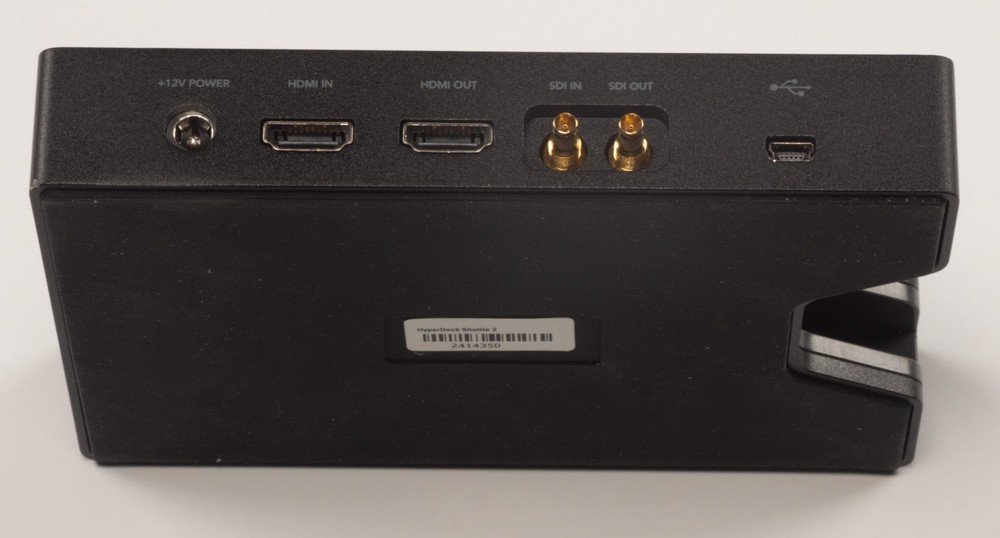 Blackmagic Design HyperDeck Shuttle 2 with (2) MiniSDI Cables, Power Supply, SSD