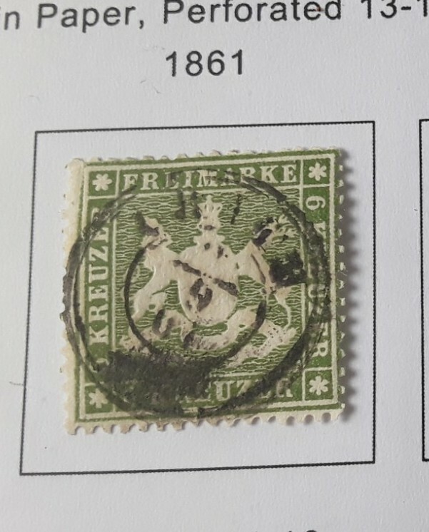 Wurttemberg 1861 st 41 fu