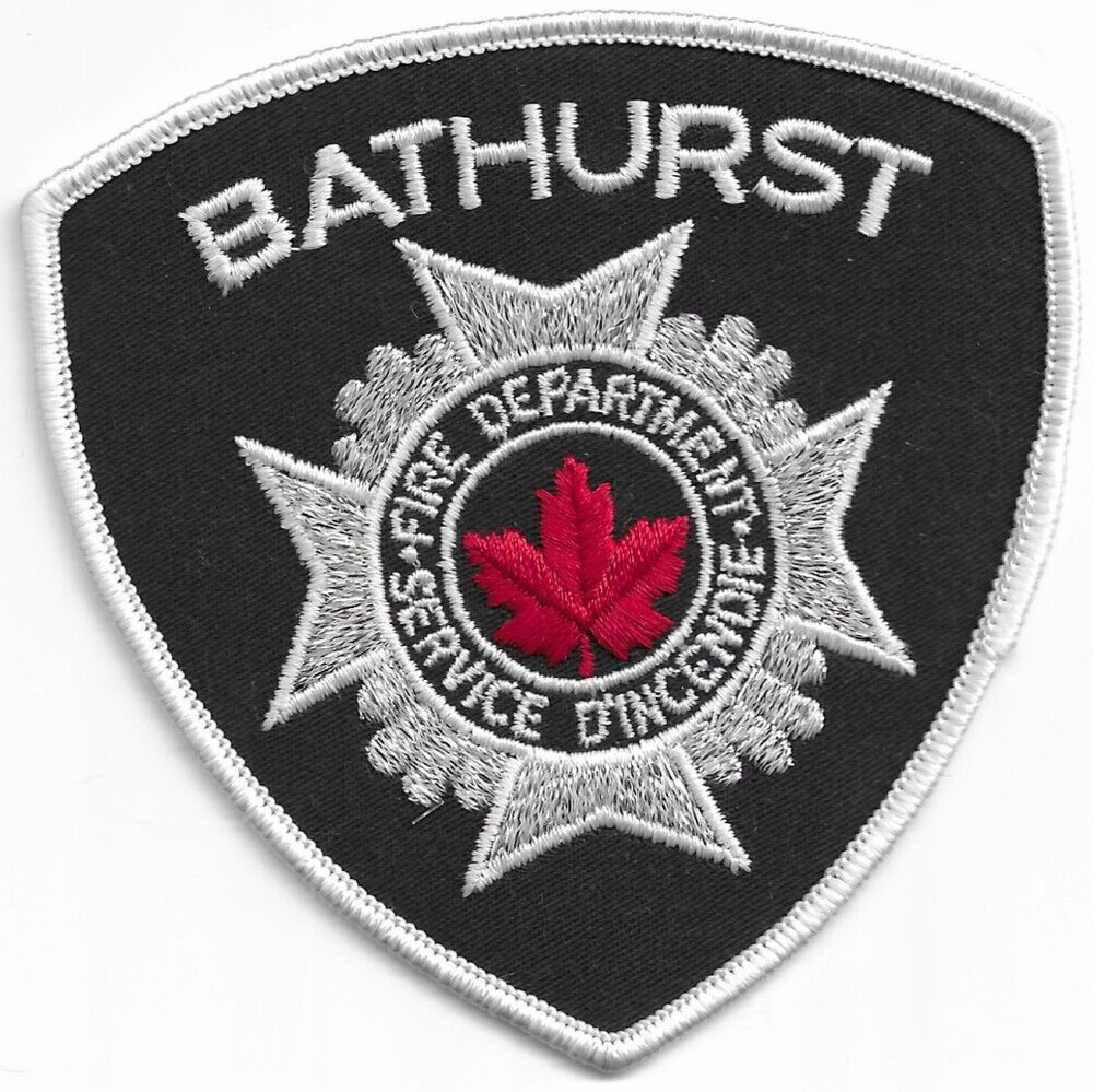 Bathurst  Fire Dept., New Brunswick, Canada (4" x 4" size) fire patch