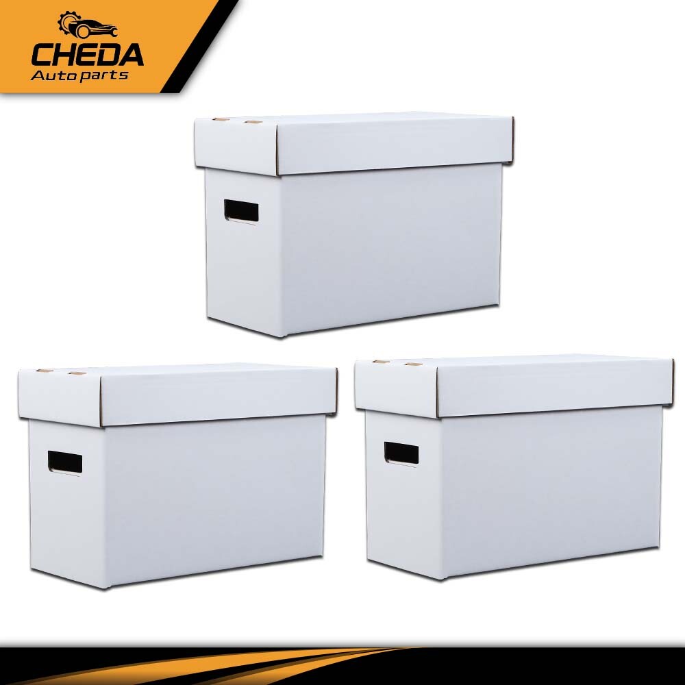 3 Pack Short Comic Book Storage Boxes Holds 150-175 Stackable Archival Cardboard
