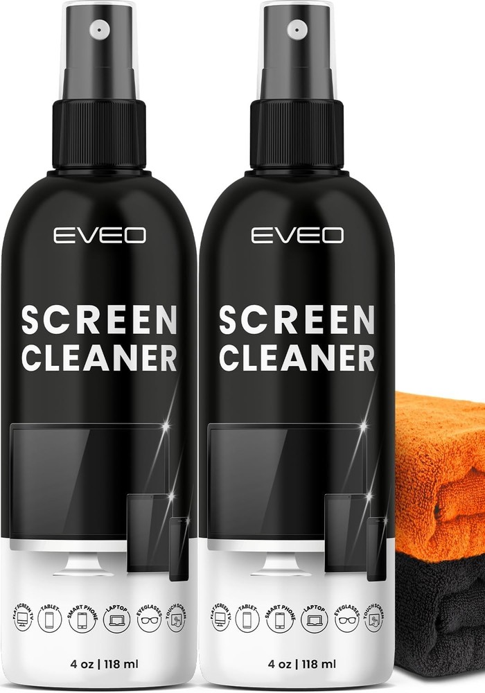 Screen Cleaner Spray - TV and Microfiber Cloth kit,...