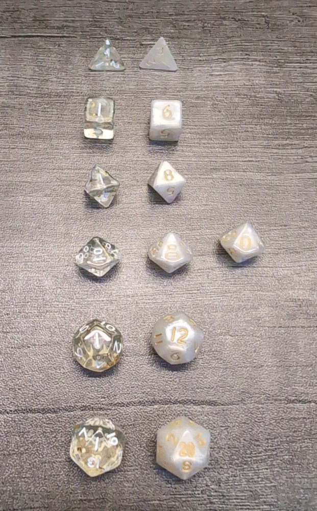 13 Mini Polyhedral Dice Set - Polyhedral Dice For Table Top Gaming RPG D&D 5E