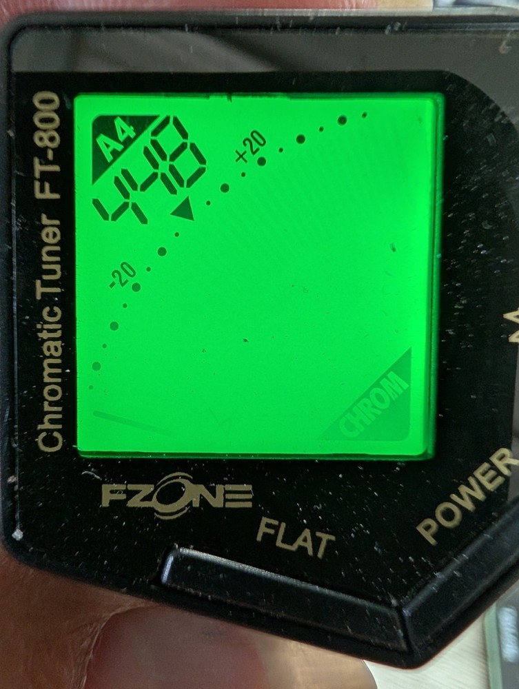 FZONE FT -800 chormatic TUNER CLIP ON DIGITAL used PACKAGE