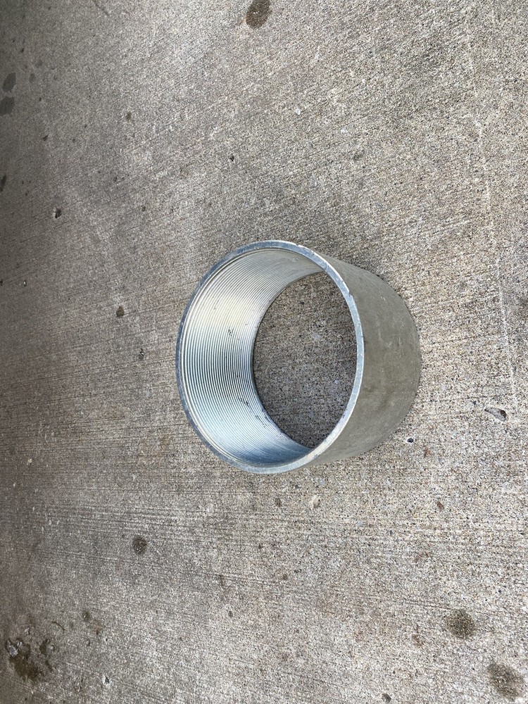 6" Galvanized Steel Conduit Coupling - Coupler Rigid