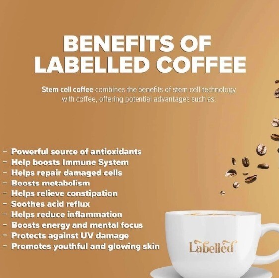Labelled Café Latte Coffee (10 sachets)