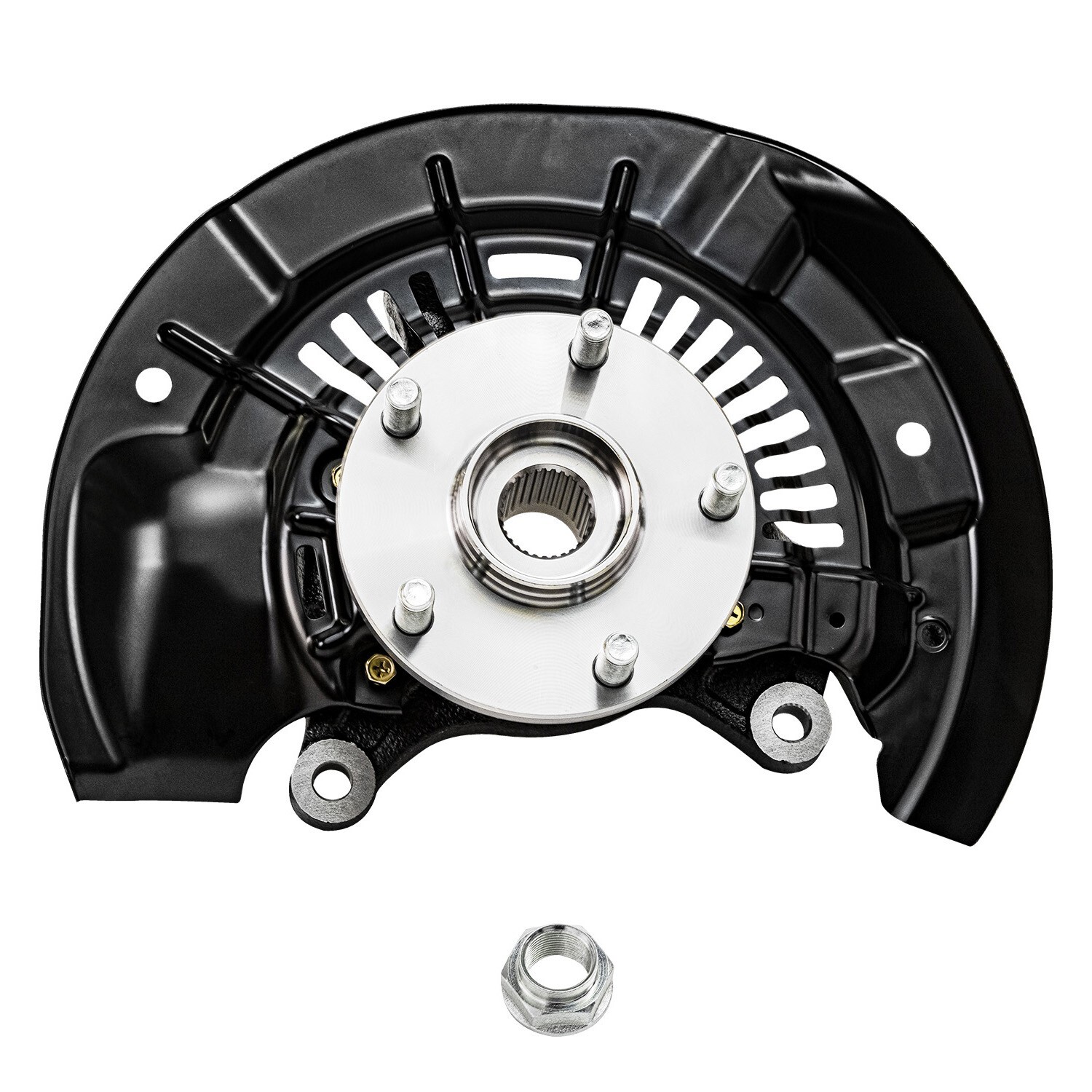 For 2011-2017 Toyota Sienna FWD Pair Front Steering Knuckles Wheel Hub Bearing