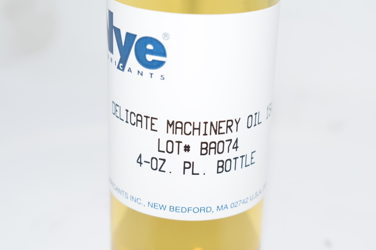 NEW Nye Delicate Machinery Oil 154, 4oz. Bottle